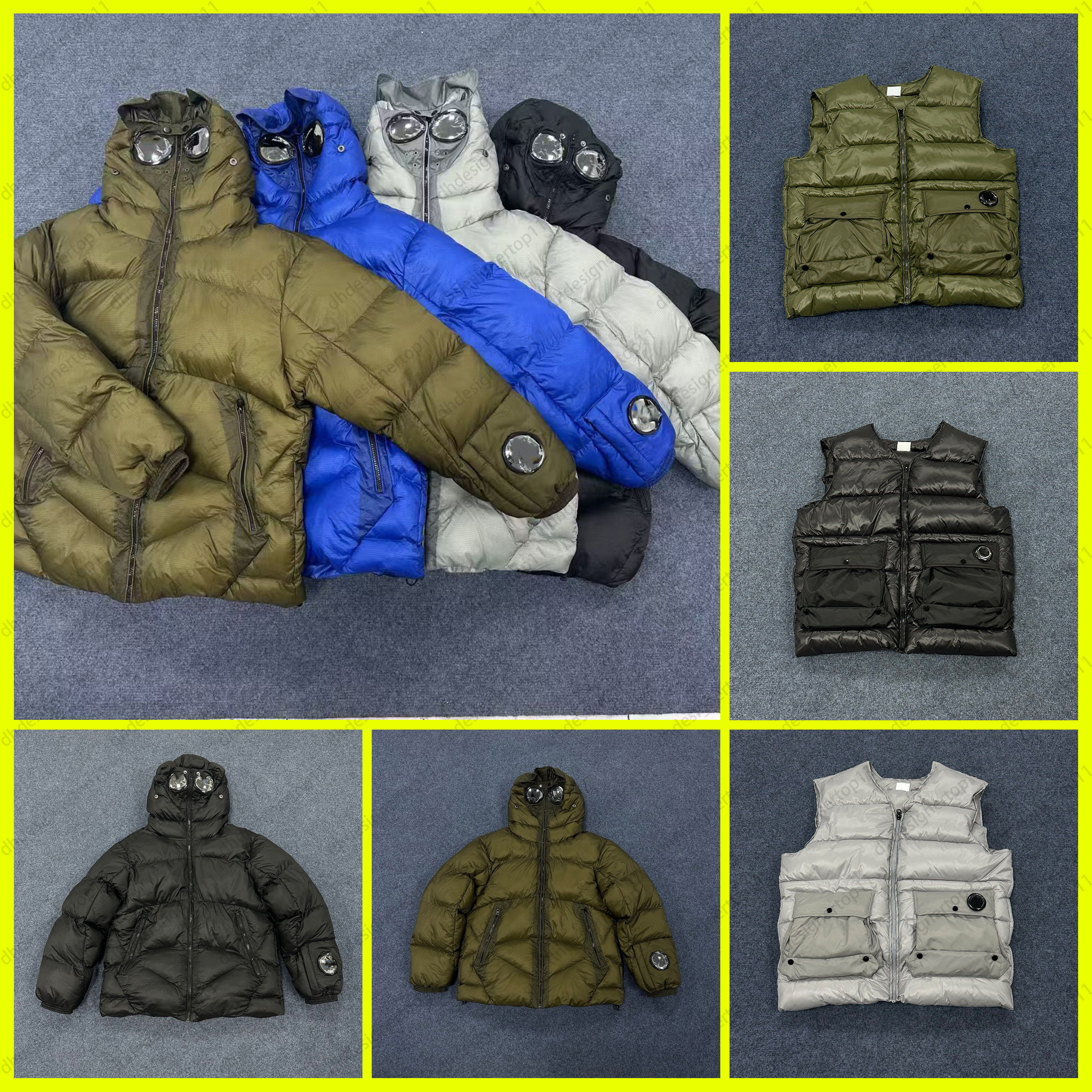 Cpfm Men's Luxury company Down Designer New Outdoor Hooded Cotton Puffer Jacket High Street Trendy Brand Winter Men And Women Outerwear SIZE M-2X