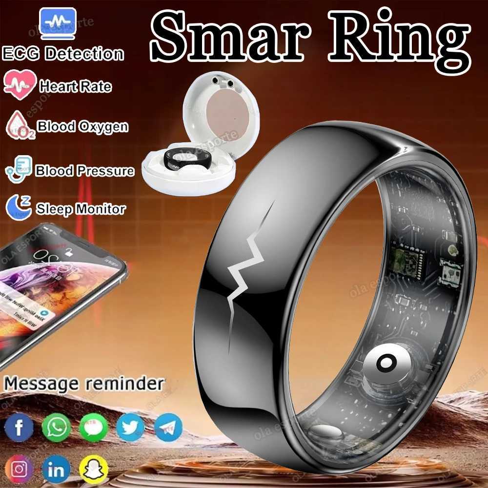 2025 New Smart Ring ECGBlood Pressure Health and Sleep Monitor Mtiple Sport Mode 5ATM Fitness Tracker For Men Wen Smartring Y251014