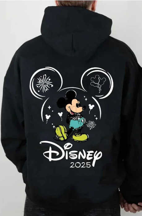 Disney Mickey and Minnie Couple Hoodie Winter Loose Hooded Sweatshirt Washing Machine Perfect Gift for Fans H251014 - view 5