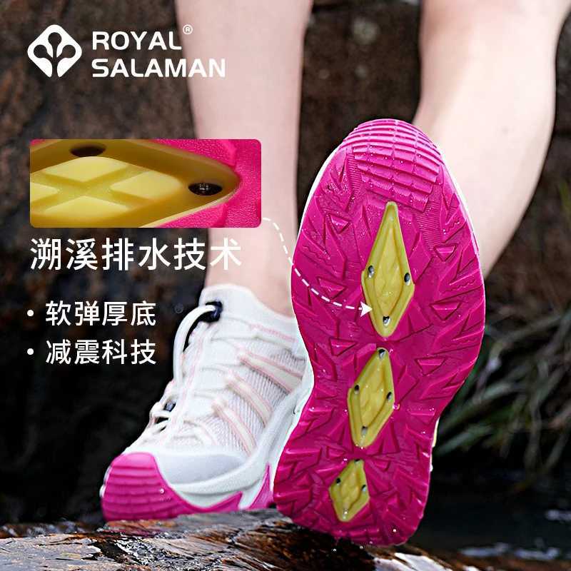 SALAMAN Upstream Shoes men hiking shoes Outdoor Trekking Wading Aqua Shoes Breathable Mesh Quick drying Sneakers women water C251014