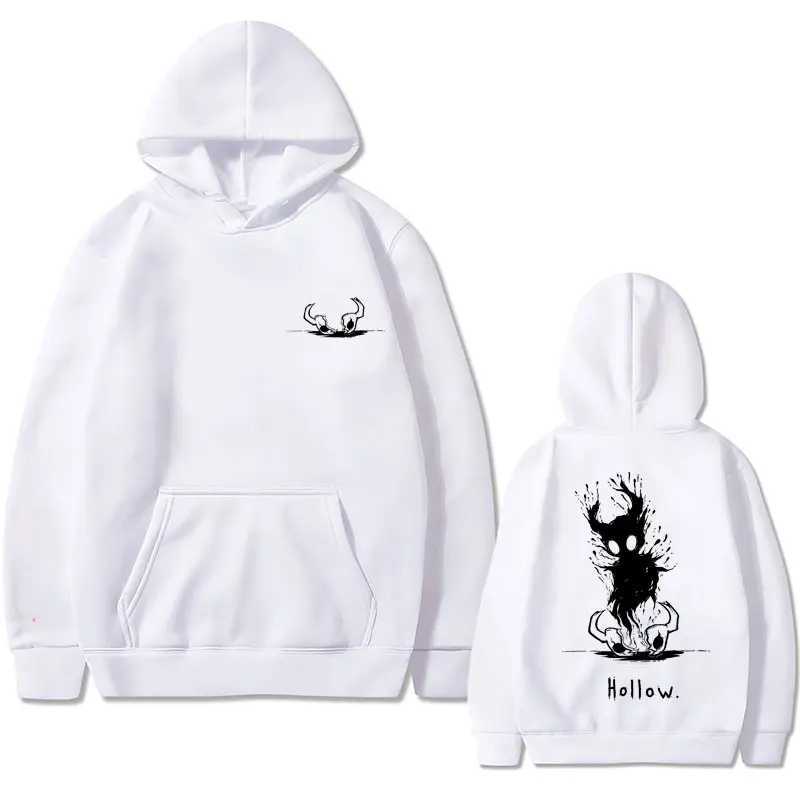 Cartoon Hollow Knight Anime Print Autumn Mens Hooded Sweatshirt Outdoor Leisure Fashion Loose Long Sleeve Warm Sweatshirt J251203
