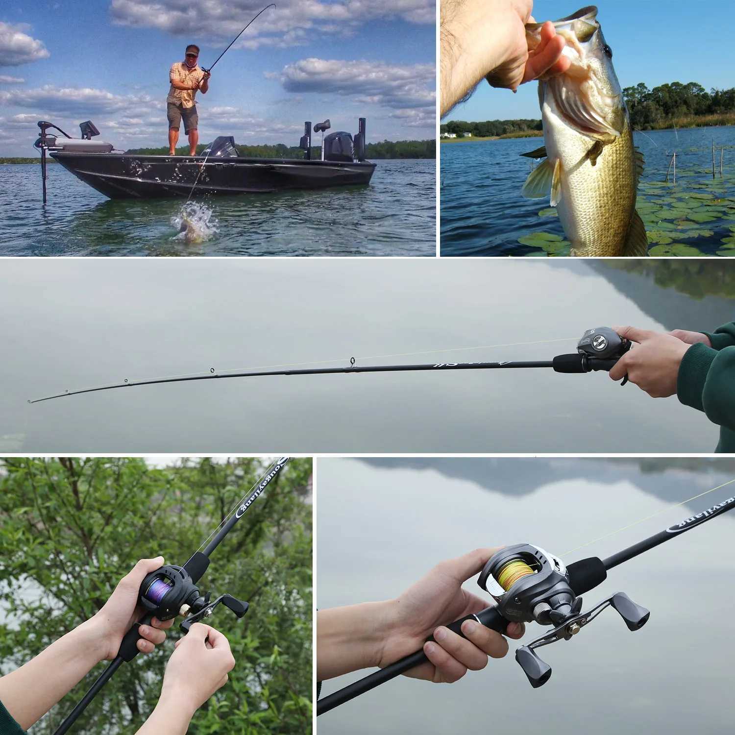 Sougayilang Fishing Rod Reel Set Lightweight High Caon Fishing Rod 811 Gear Ratio Reel with a Free Fishing Line as a Gift Y251014