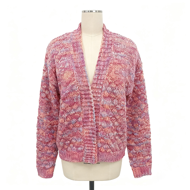 Women's Sweaters Women's Long - Sleeve V - Neck Colorful Knit Cardigan, Trendy and Comfortable AS-2660