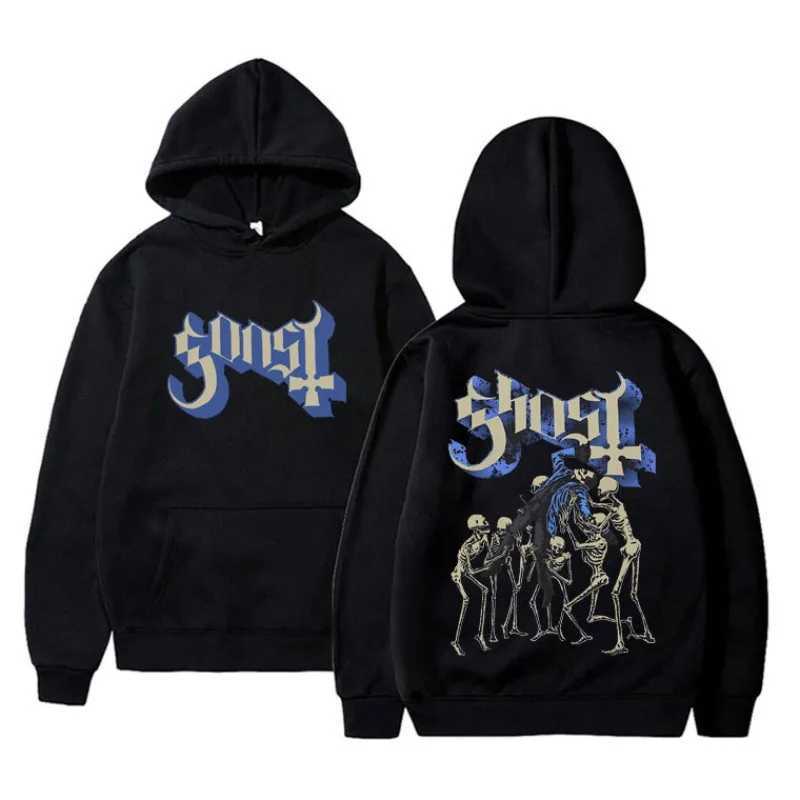 Rock Band Ghost Hoodie Skeleton Graphic Hoodies Men Vintage Hoodies Women Men Long Sleeve Hooded Sweatshirts Unisex Cool Casual J251014