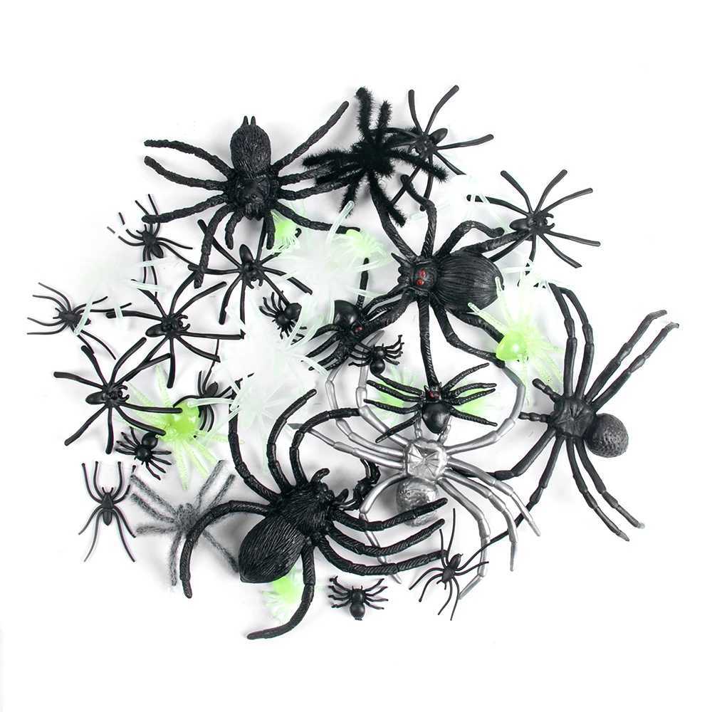 Restic Plastic Fake Bug Trick Toys Insects Halloween Prank Toy Cockroaches Spiders Worms Kids April Fools Day Prank Gifts C251014