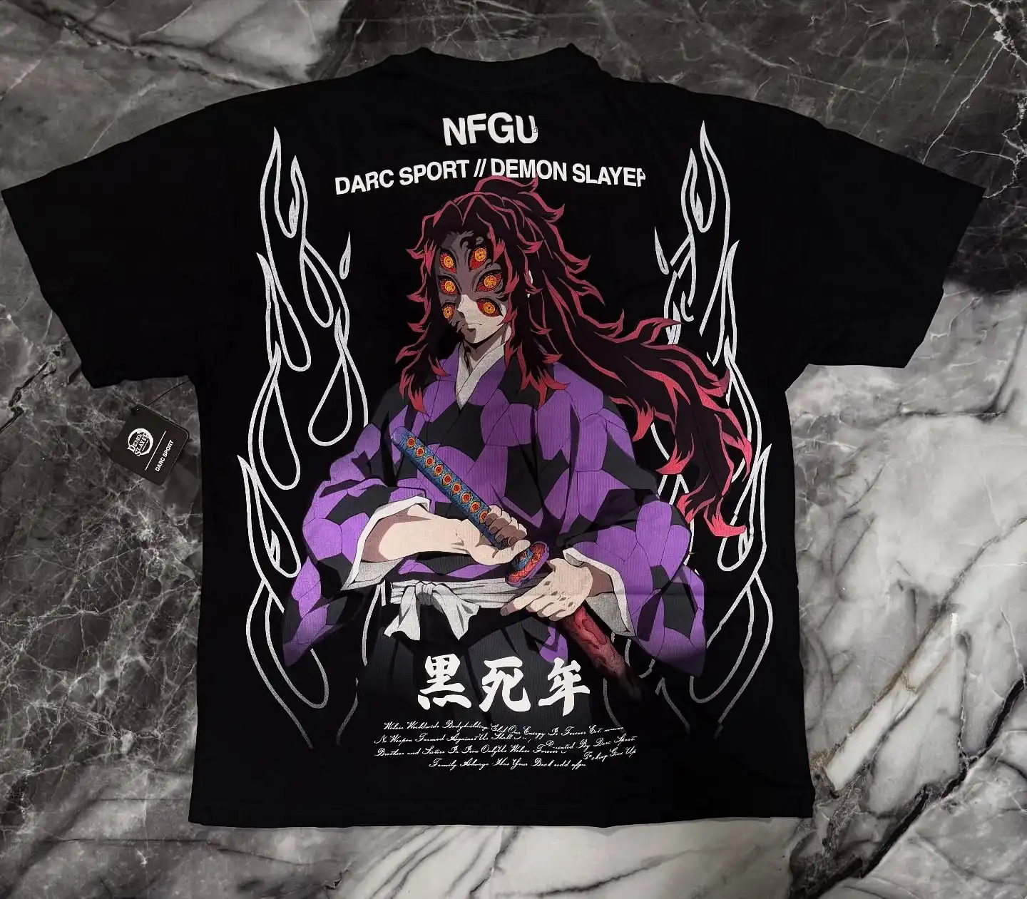 anime premium graphic t shirts demon slayer oversized t shirt sport short sleeves streetwear y2k tops gym men clothing 251013