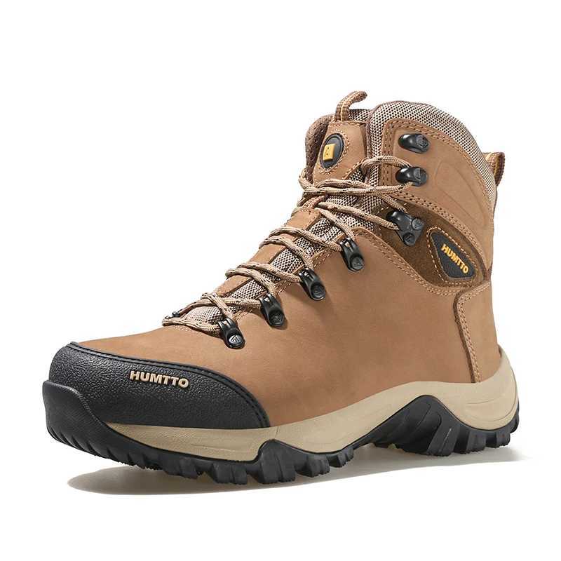 HUMTTO Hiking shoes Mens waterproof hunting Boots Tactical Desert Combat Ankle trekking Boots Male Women warm Leather Sneakers C251014