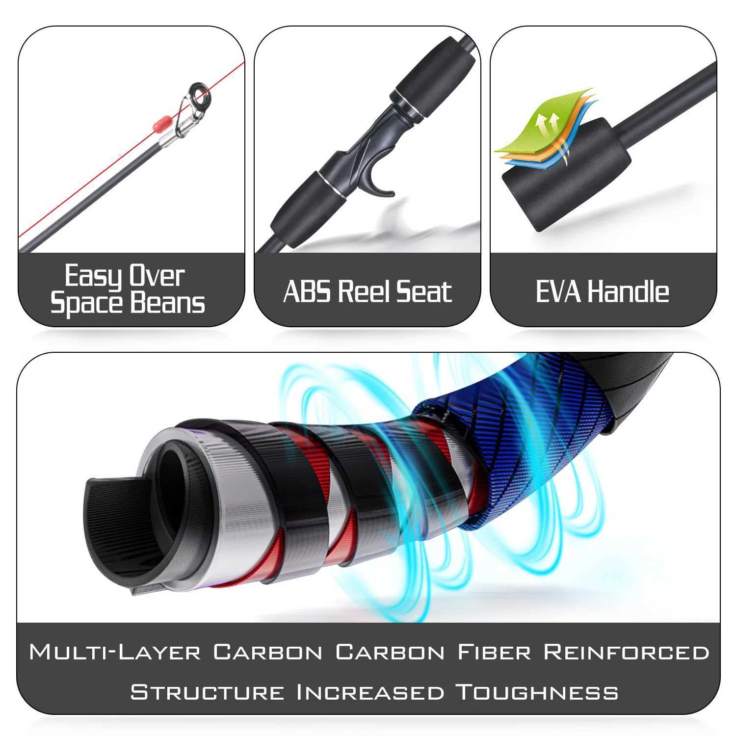 Sougayilang Fishing Rod Reel Set Lightweight High Caon Fishing Rod 811 Gear Ratio Reel with a Free Fishing Line as a Gift Y251014