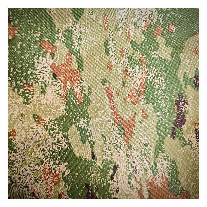 900D Polyester Mosaic Camouflage Oxford Fabric Coated PU Waterproof Printed Material Wholesale