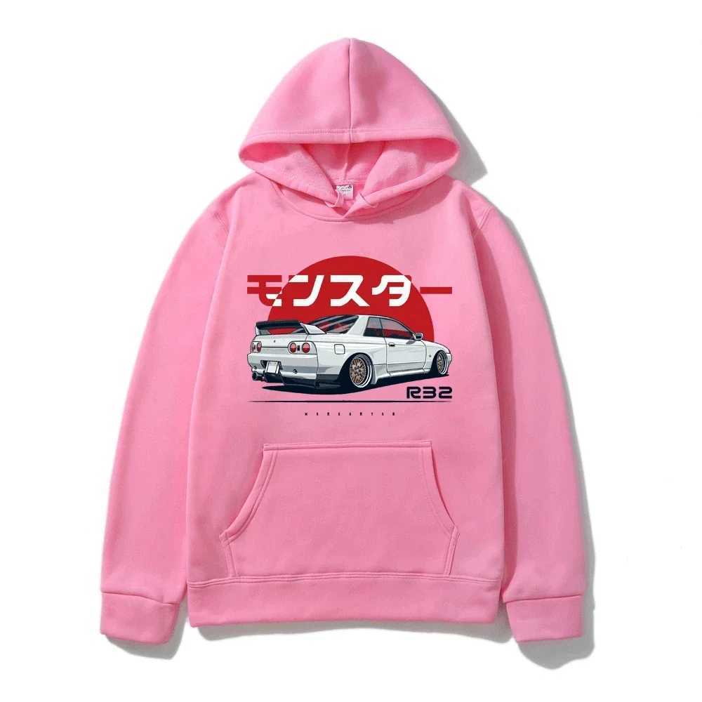 The r32 monster background line Print menwomen knock on occasional sweatshirt popular sweatshirt S3XL fashion J251014