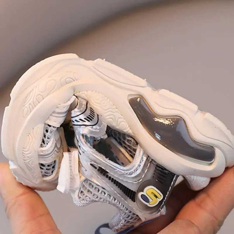 Children Girls Sports Soft Sole Outdoor Running Boys Breathable Mesh Sneakers Casual Toddlers Walking Shoes C260130
