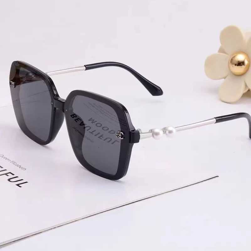 2025 New Luxury Polarized Sunglasses Women Oversized Polygon Sun Glasses Alloy Legs Ladies Pearl Sunshade Gafas De Sol UV400XJ251014