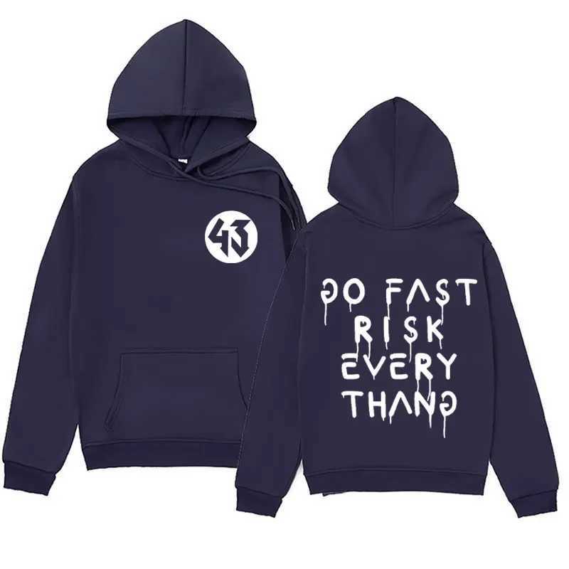 Mens autumn Ken Block casual hoodie with letters printed on Ken Block 43 fashion sportswear for men and women J251031