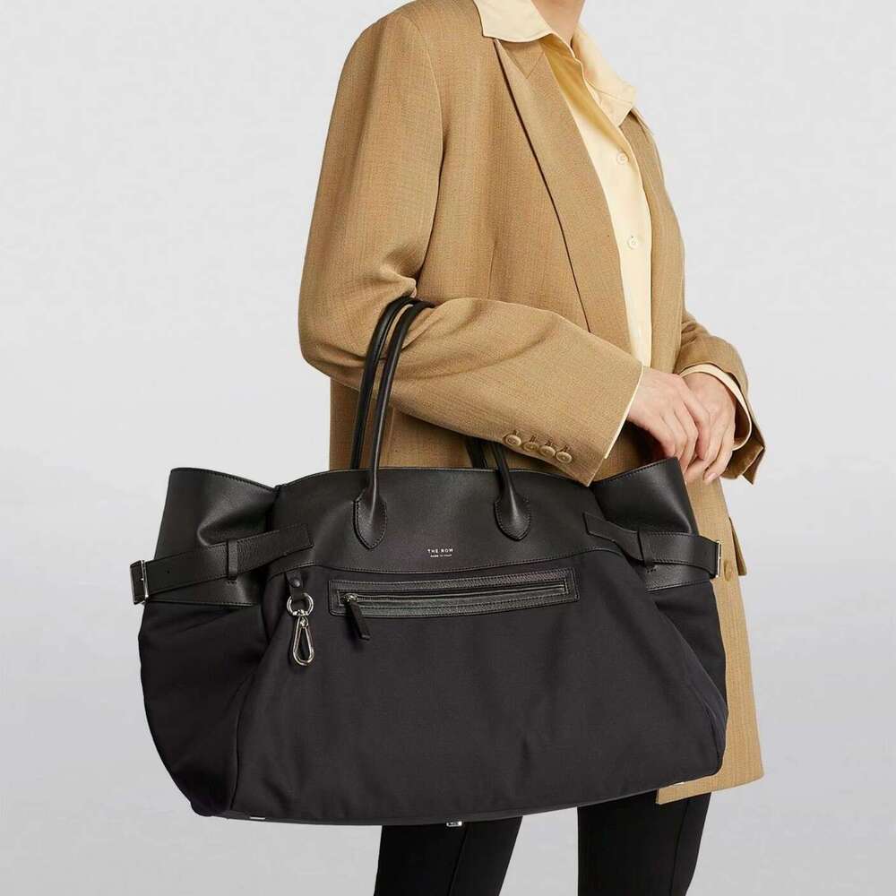 Luxury bag Margaurx Nylon Patchwork Tote Bag Fashionable Unisex Relaxed Feel Large Capacity Handbag Trendy