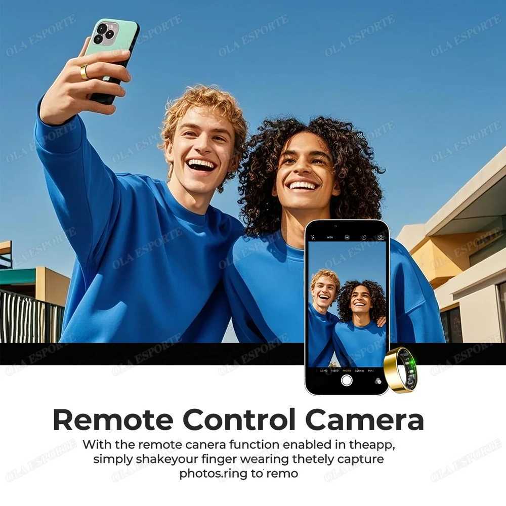 New R09 Smart Ring Men Wen with Charging Case Rate Blood OxygenSkin Temperature Monitor5ATM Waterproof For Android IOS Y251014