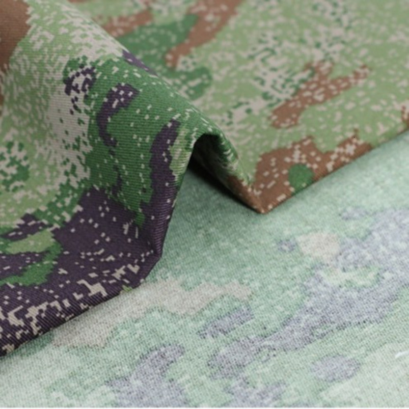 New Thickened Polyester Cotton Mosaic Star Point Cloth Camouflage Clothing Tablecloth Helmet Seat Cover Fabric Wholesale