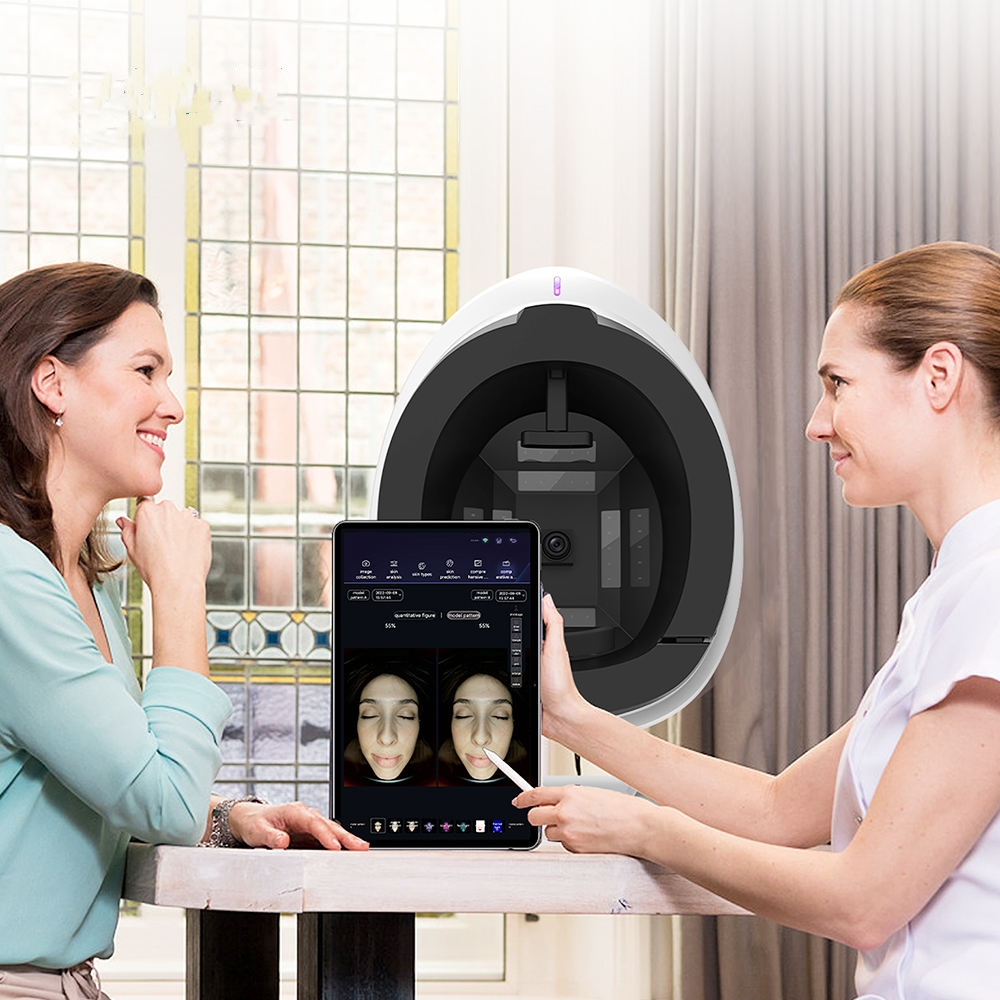 Smart AI Skin Analysis Machine 3D Professional Facial Analyzer Equipment With High-Definition Camera For Beauty Clinic and Spa Skin Inspection