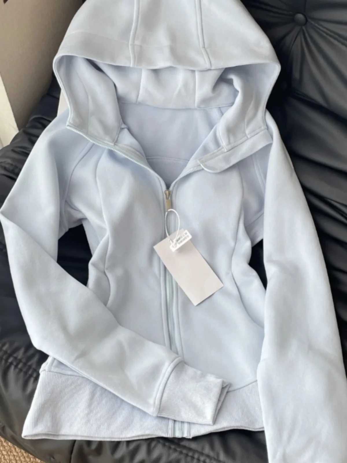 Early Spring American Sle Slim Fit Sportswear Hoodie Womens Autumn Winter Cloes Casual Open Cardigan Top Coat W251014