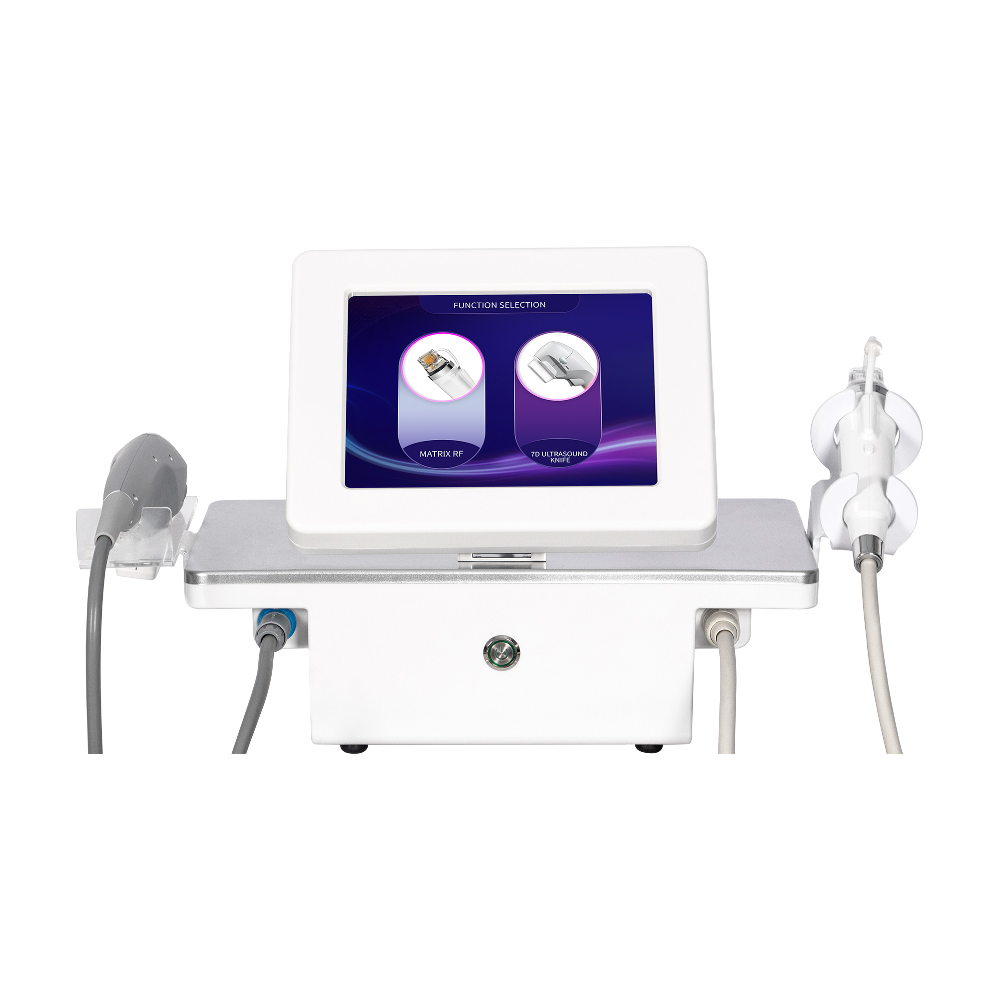 Hifu Microneedling Combo Device - Professional 2-In-1 Skin Rejuvenation Machine - Facial Lifting & Collagen Induction - Salon Results At Home