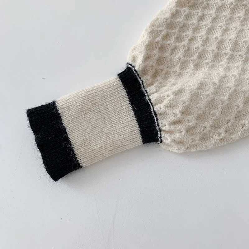 Womens Korean Fashion New Korean Loose Longsved Knit Sweater Cardigans Outwear Coat W251014