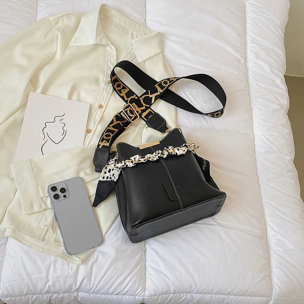 Wen PU Leather Fi Bucket Bag with Adjustable Strap Single Shoder Handbag Zipper Closure Bag for Work Vai D251014