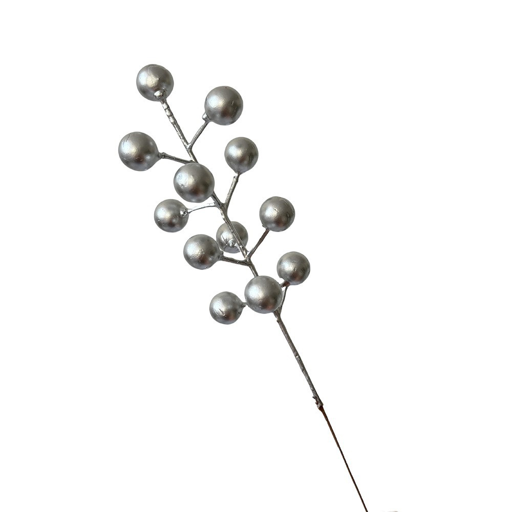 Christmas simulation berry grafting pine needle lantern flower decoration red fruit DIY flower arrangement accessories wholesale artificial flowers