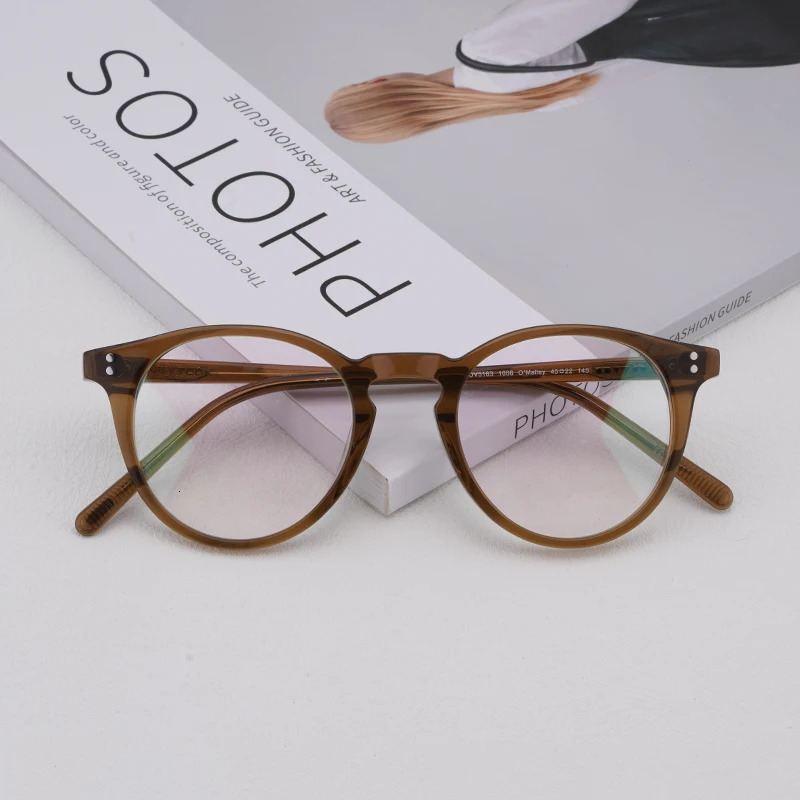 Small Face Glasses Frames Vintage Round Men Women OV5183 Omalley Eyeglasses For Female Male Eyewear 251014