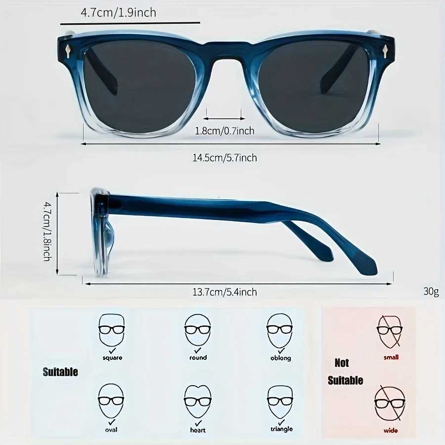 New Men Women Classic Full Frame Versatile Sunglasses Advanced Retro Trend Glasses Suitable for Leisure Photography EyewearXJ251014