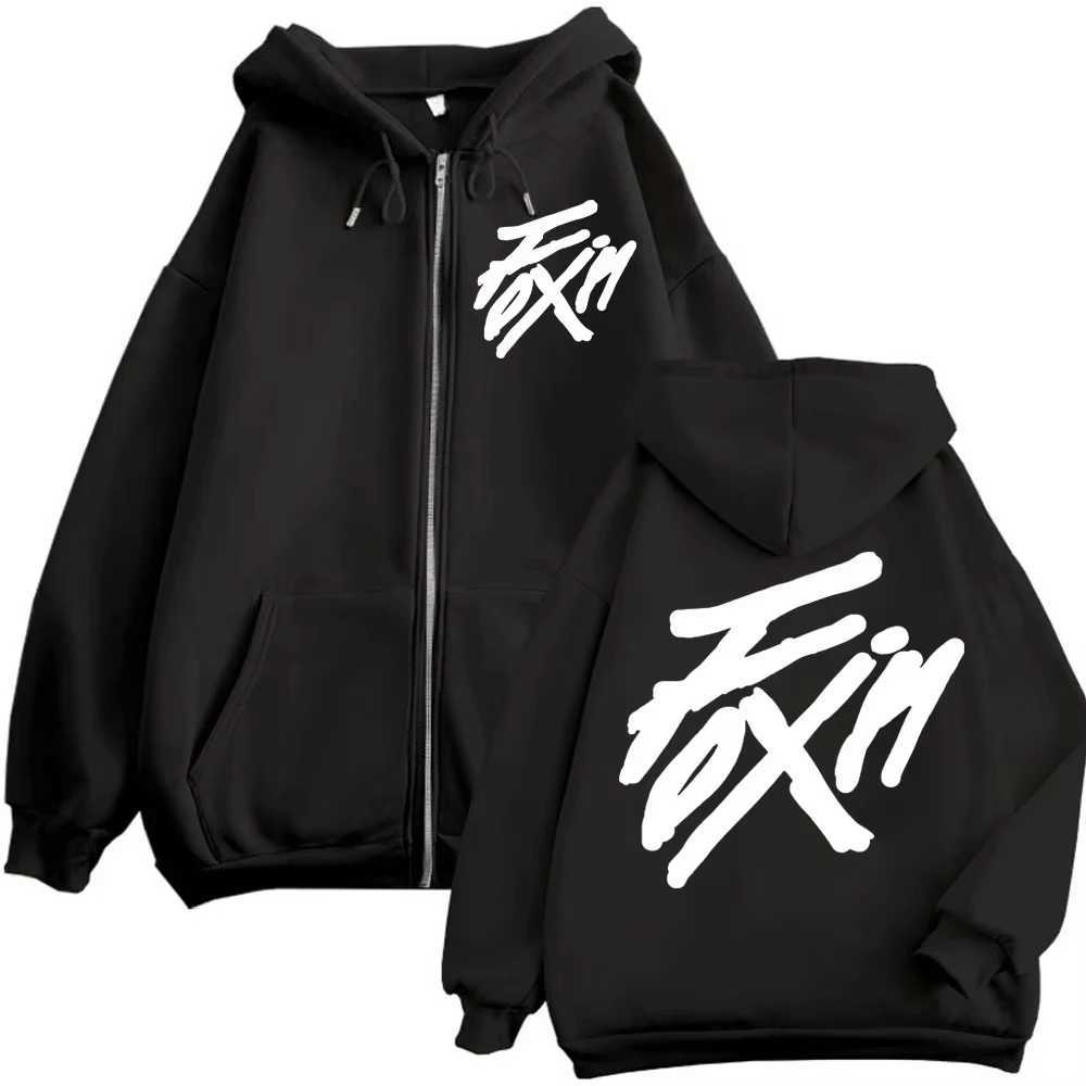Kpop ATEEZ FlX ON Merch Zipper Hoodie Men Women High Quality Fashion Zip Up Jacket Coat Autumn Winter Casual Loose Sweatshirts J251203