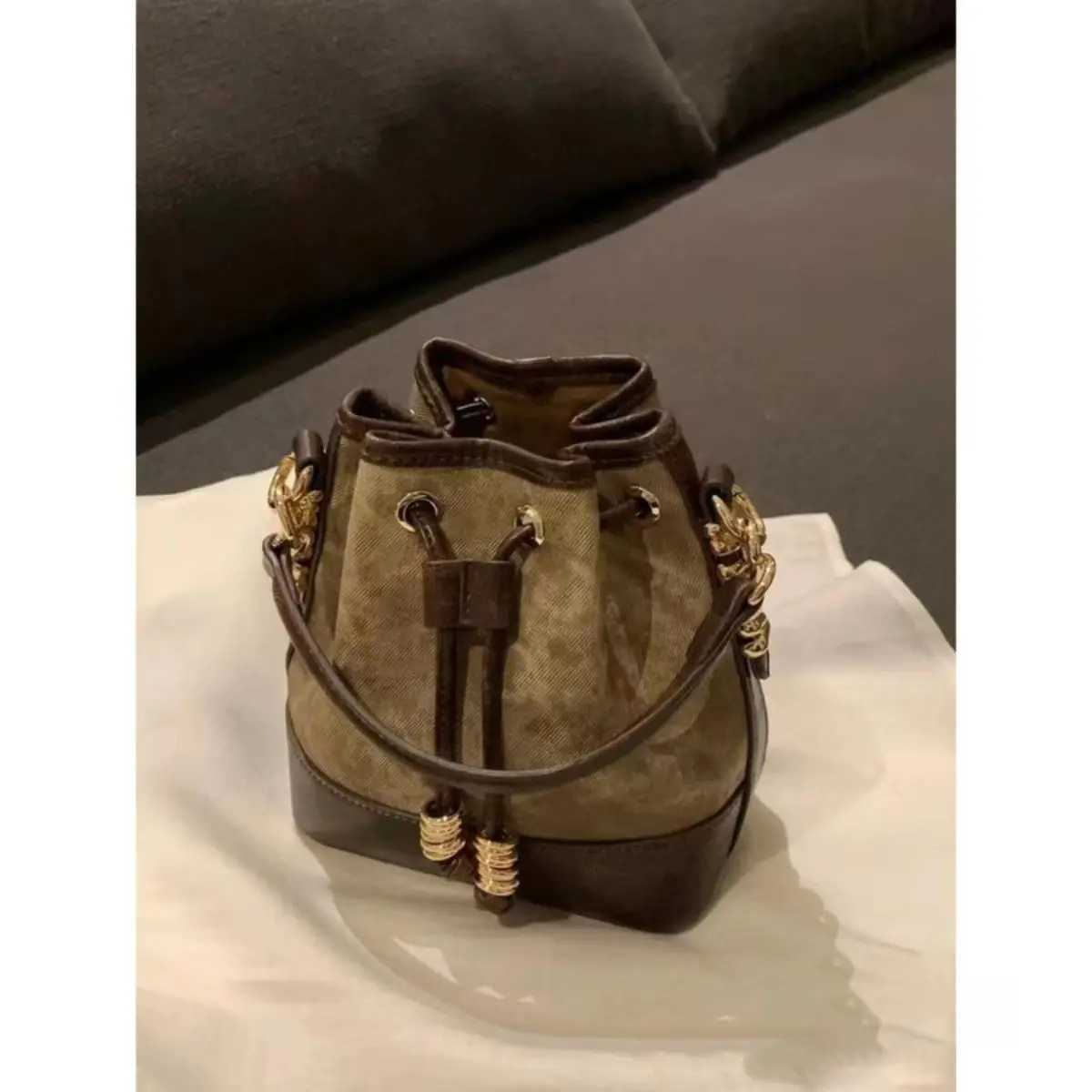 Bucket Bag Wens New Drstring Handbag Korean StyleSmall Body Bag Crossbody Bag Mini Bag D251014