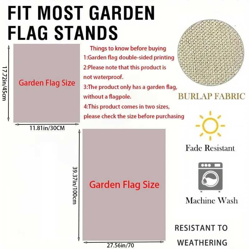 Halloween Pattern Flag DoubleSided Linen 12x18 Inches Home Outdoor Yard Holiday Party Decorations Flag Pole Not Included C2510142