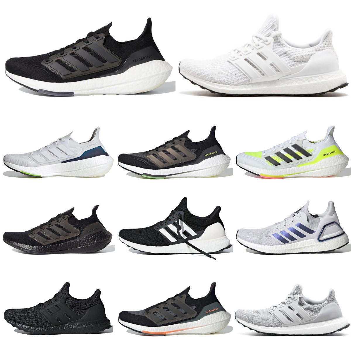 Ultra 20 UB 21 Boosts Sports Shoes Trainers Men Women Ultra 1.0 DNA 4.0 5.0 6.0 Core Triple Black White Denim Mesh Outdoor Shoe Dash Grey Solar Blue Brand Designer Sneakers