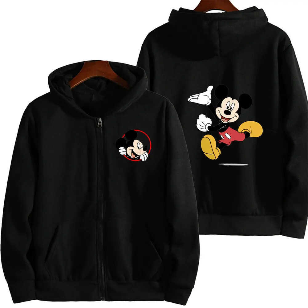 Disney Womens Mickey Mouse Graphic Sweatshirt All Items Buy 1 Authentic and Free Shipping Clothes Y2K Woman Winter Hoodie Jacket H251014
