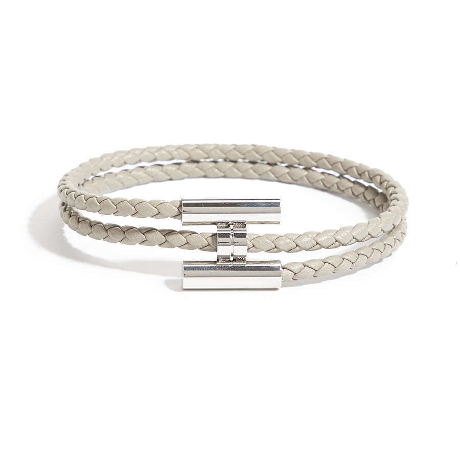 New Small Magnetic H Pig Nose Versatile Bracelet Buckle Leather Cord