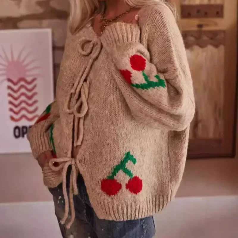 ZEKYE Womens Autumn Cloes Cute Cloes Long Sve Ropas De jeres Dress Pink Sweater Woman Cloing Autumn Cardigan W251014