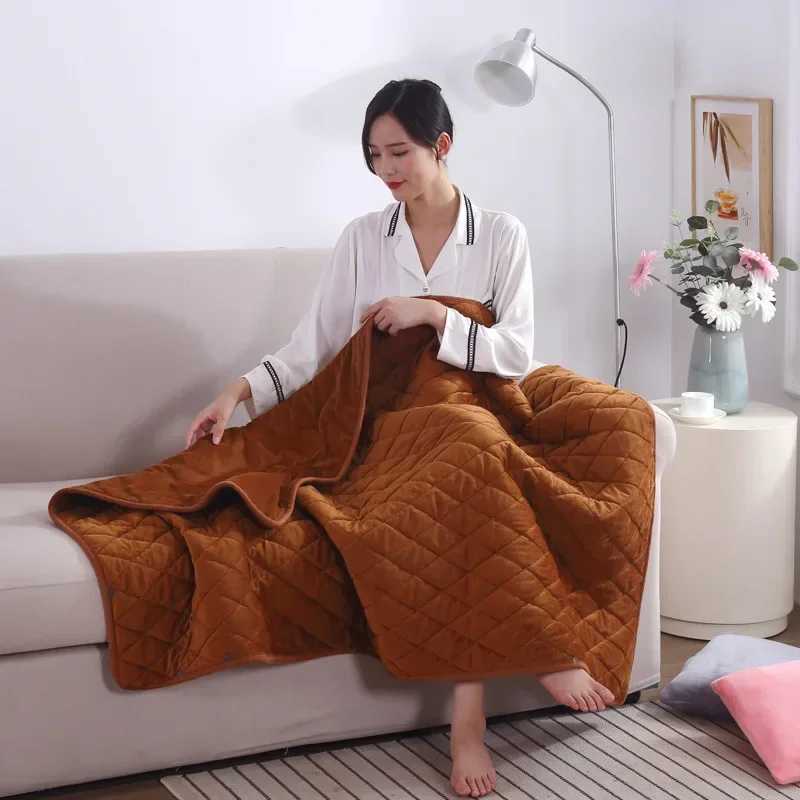 Adjustable USB Electric Blanket 3 Speed Heating Machine Washable Winter Bed Cover Lightweight for Adults and Elderly Y251014
