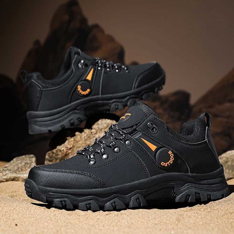 Mens Hiking Shoes Outdoor Trekking Comfortable Breathable Anti Slip Super Large Size 47 Stylish Versatile Durable Lightweight C251014