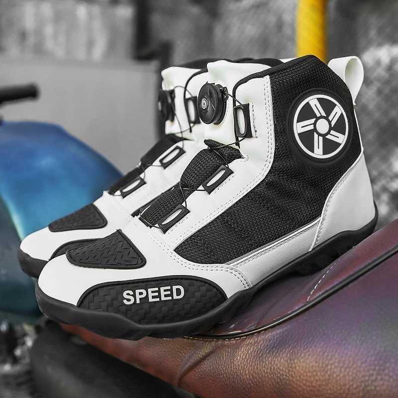 Motorcycle Boots Men Motor Motorbike Riding Shoes Antifall Motorcycle Shoes Motocross OffRoad Racing Boots C251014