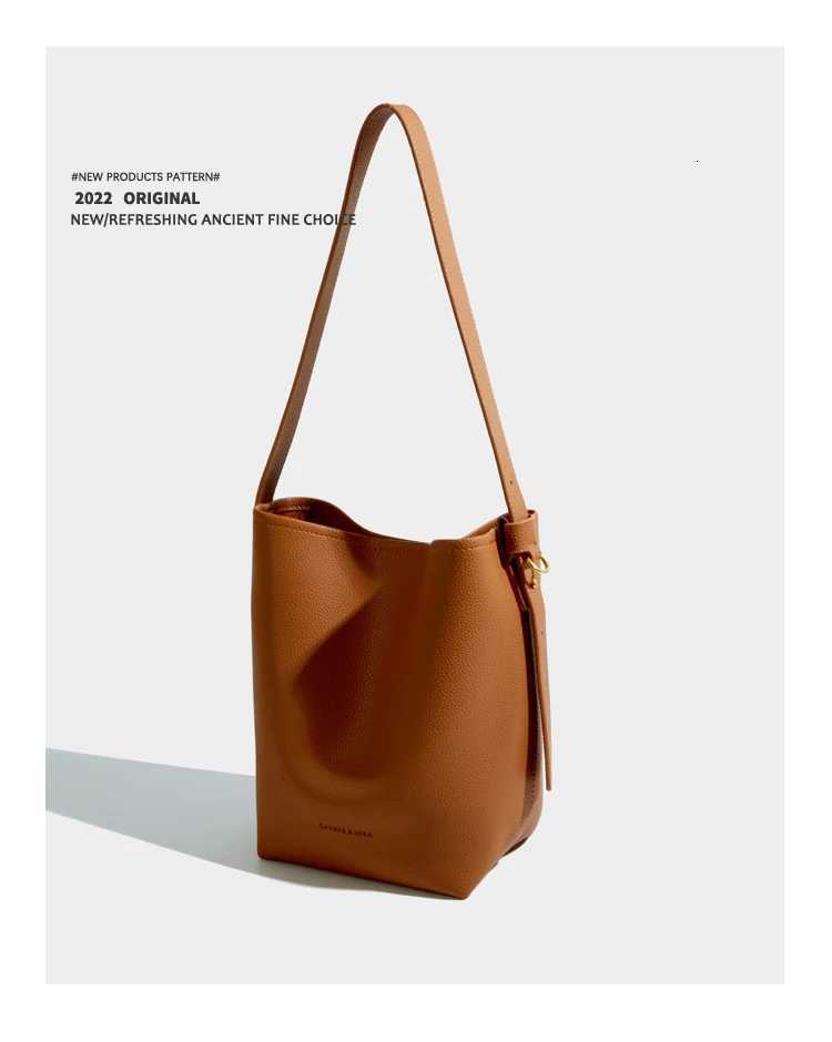 Maxdutti Pu Leather Single Shoder Bag Wen Fi Simple Work Large Capacity Tote Bag D251014