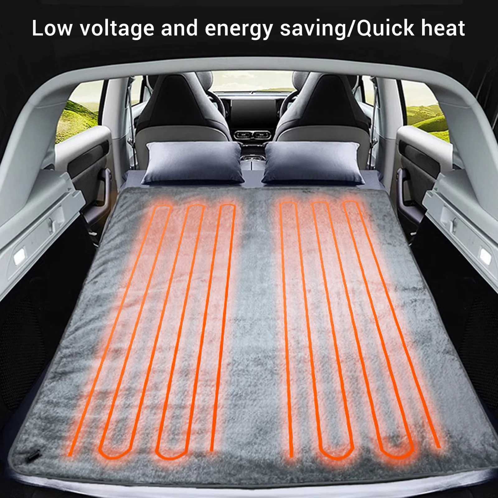 72W Heated Car Blanket Flannel Electric Blanket 12V Camping Electric Blanket for Travel Camping Car Heating Blanket 150x100CM Y251014
