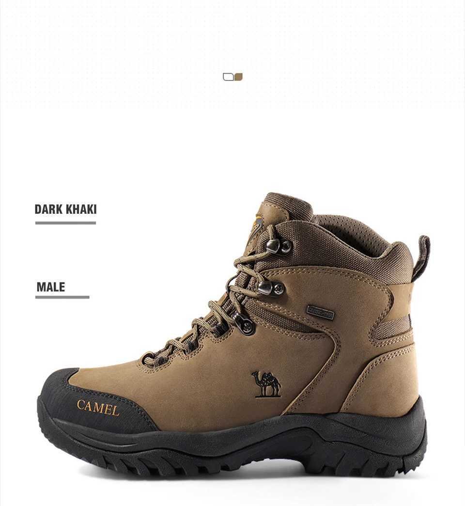 GOLDEN WaterPROof Hiking Shoes Outdoor Hightop Tactical Military Boots AntiSlip MaLE Sneakers Trekking Shoes For Men C251014