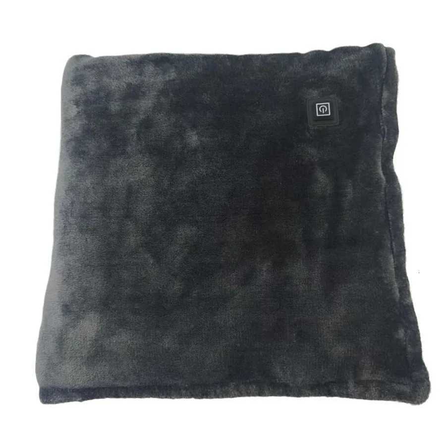USB Heated Throw Blanket Shawl with 3 Heating Levels Coral Velvet 9 Heated Areas for Neck Shoulder Chest Abdomen Warm in Autumn Y251014