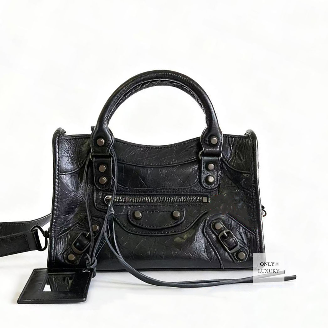 Designer motorcycle city drive bag tote handbag vintage genuine leather luxury bags women men mini 24cm 38cm hobo shoulder bag large crossbody clutch high 7A quality