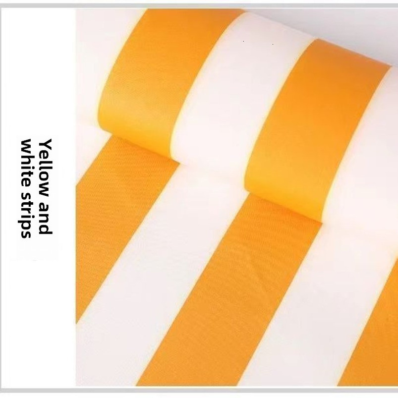 High-Quality 600D Thickened Yarn-Dyed Oxford Fabric Super Sun-Resistant Color Stripe Sunshade Tarpaulin High Waterproof Rain Shelter Wholesale