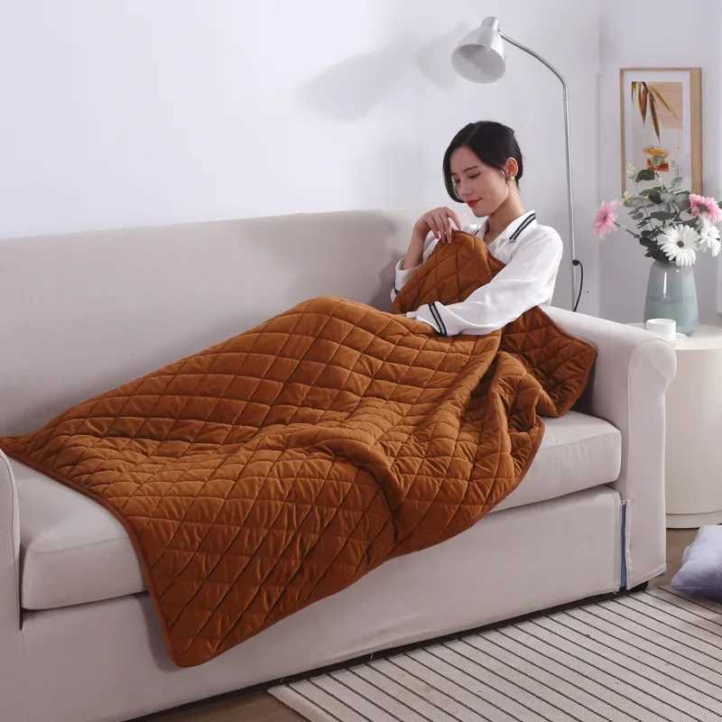 Adjustable USB Electric Blanket 3 Speed Heating Machine Washable Winter Bed Cover Lightweight for Adults and Elderly Y251014