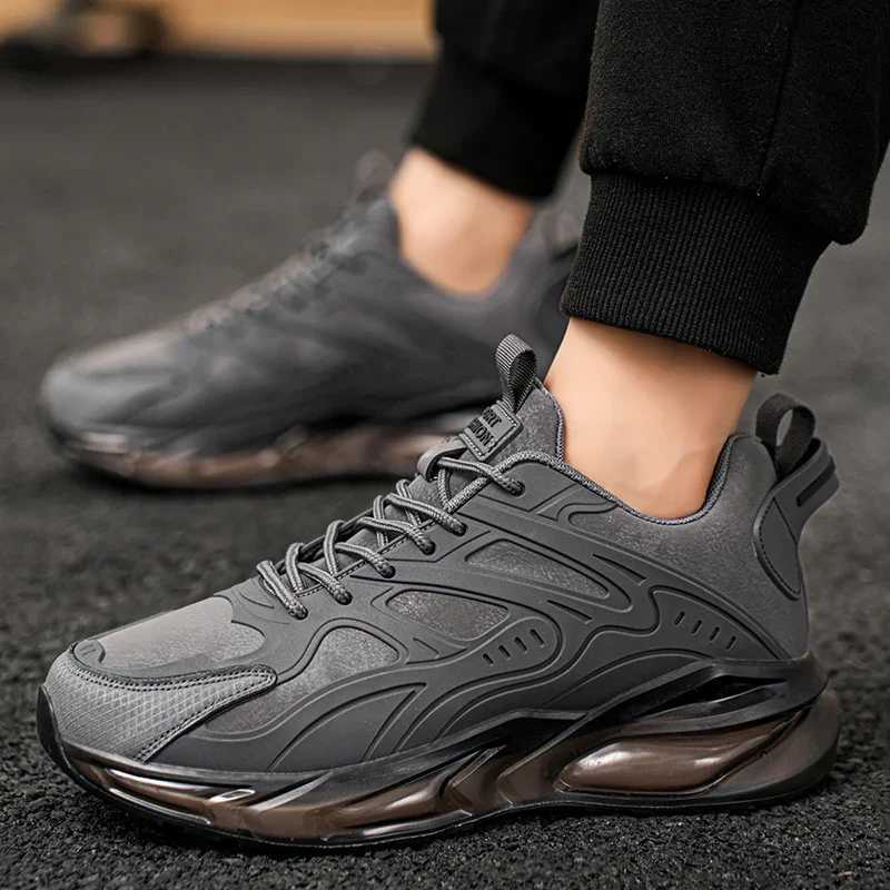 YRZL Sports Shoes for Men Lightweight Running Shoes Breathable Mesh Sneakers Anti Slip Comfortable Athletic Footwear Outdoor C251014