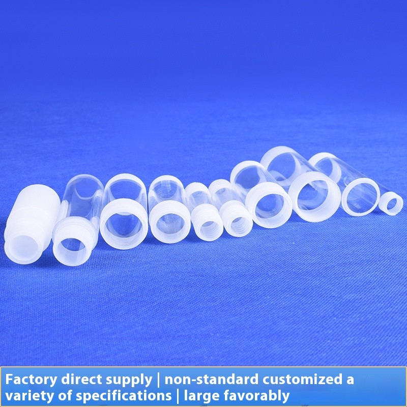 Factory Direct Sale Transparent Frosted Male and Female Thread Quartz Rod Quartz Tube Thread Inner and Outer Thread
