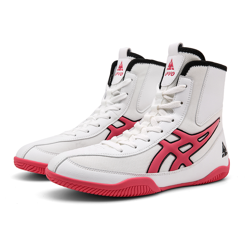 2025 New men's Boxing Shoes with Multi functional Mid tube Sports Wrestling Fighting Sanda Running Comprehensive Strength Training Shoes