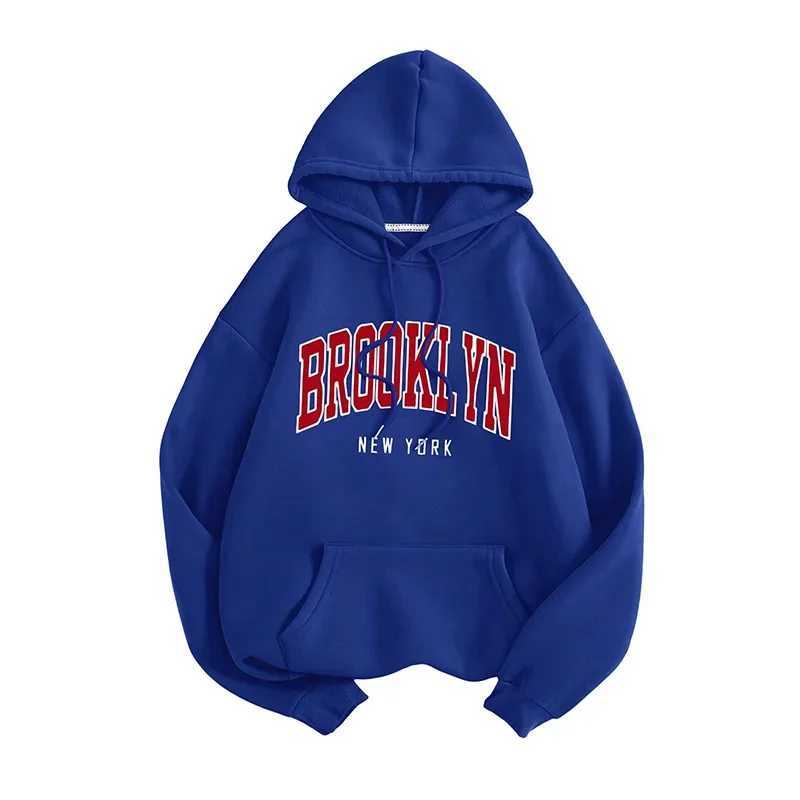 BROOKLYN Mens Casual Hoodies Spring Autumn Pullovers Fashion Multiple Colour Sweatshirts Top J251203