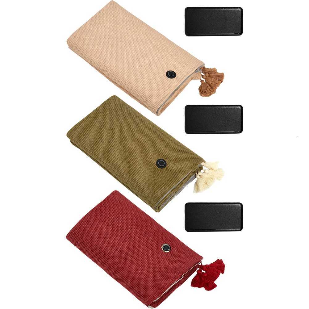 Wearable USB Electric Heated Blanket 3 Heating Levels Portable Body Warmer Blanket with 10000mAh Power Bank for Home Office Y251014